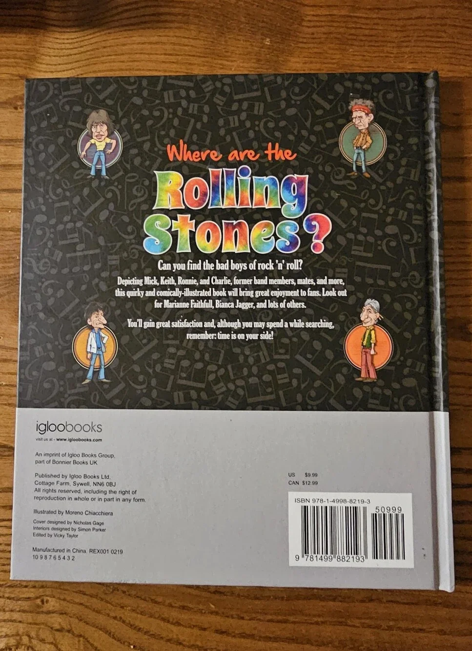 Where Are The Rolling Stones? Hardcover Book